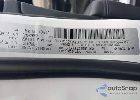 2018 Jeep Grand Cherokee Laredo 4X4 from USA, damaged, VIN 1C4RJFAG6JC349893